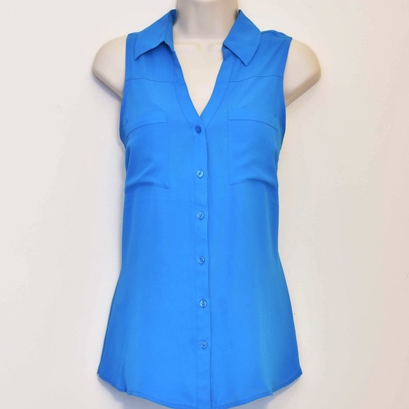 Express Tops - Express Sleeveless Portofino Shirt